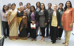 Attendees of the Forum on 13th May with Faculty Chair, Sujata Banerjee and Vice Chair, Pushkala Gopal