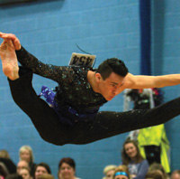 Championship Dancer, Joe Atkinson in action