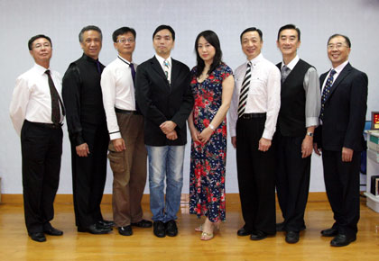 Lawrence Chan with Fellowship Examination candidates