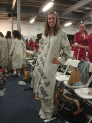 Mara Sandres in costume