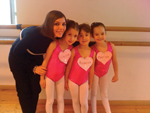 Teacher Giovanna Lanave with her pink-loving, Class Exam Primary Modern students, in Bari, Italy