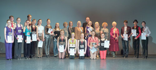 The prize winners and adjudicators