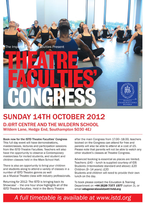 Theatre Faculties' Congress - poster