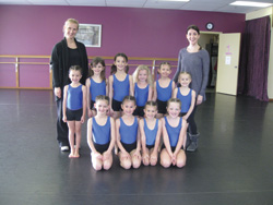 Vancouver teachers Chelsea Steyns and Taryn Patterson with their pupils