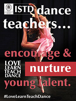 ISTD dance teachers encourage and nurture young talent