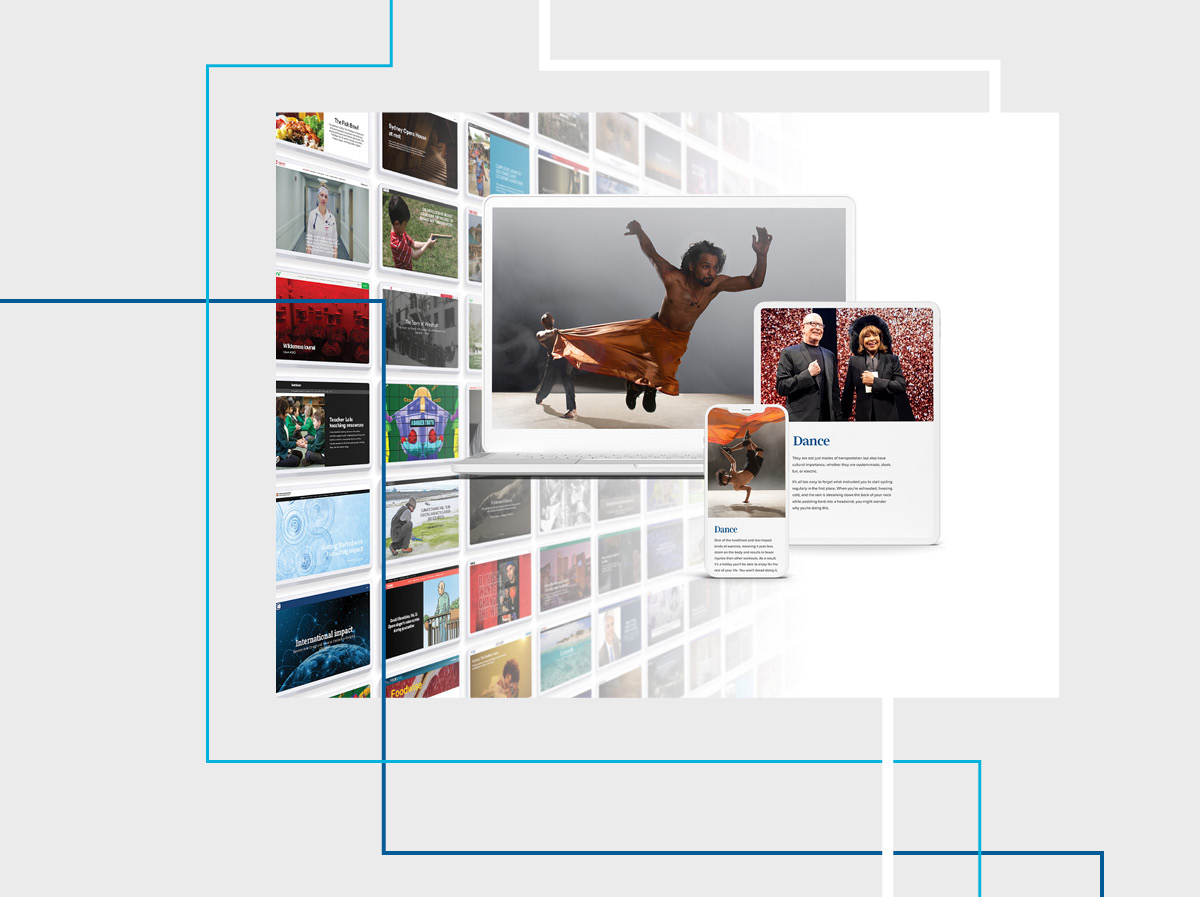 Dance magazine's digital platform, shorthand