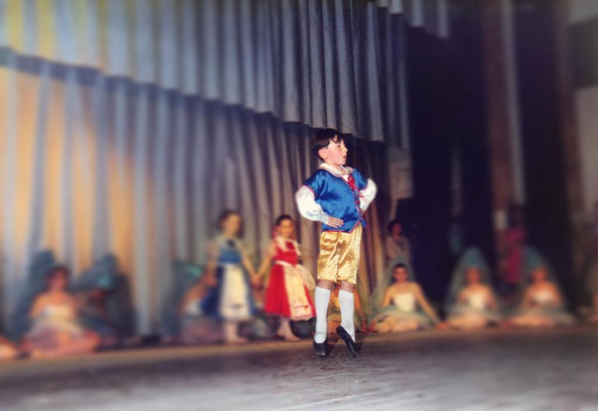 Antonio Barone, ISTD Dance Educator, as a young boy