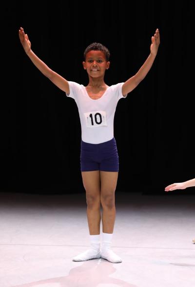 Young male Cecchetti Classical Ballet Awards performer