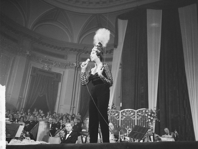 Josephine Baker on stage