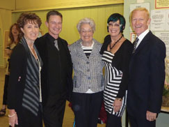 Peggy Spencer's birthday - Peggy is pictured with Patsy, Mikey, Robert and Barbara Grover